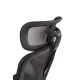 Кресло руководителя Chairman CH588 с подголовником черный пластик, черный. Фото товара с разных ракурсов.