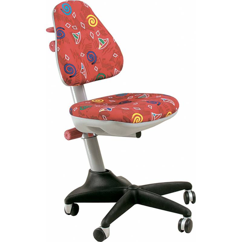 Детское кресло бюрократ KD-2 ("Кораблики" на красном фоне) главное фото