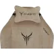 Кресло игровое Knight N1 Fabric бежевый Light-21 с подголов. крестов. металл. Фото товара с разных ракурсов.