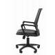 Офисное кресло Chairman 606 Россия экокожа черная. Фото товара с разных ракурсов.